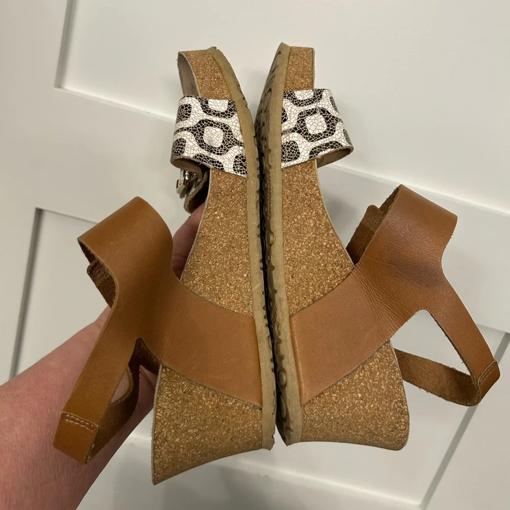 Mephisto Lissandra Platform Wedge Sandals Size 42 / US 12
